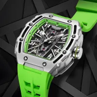 ---Fashion mens watch238814ↂ Ma Kehua Philippine brand watch men new barrel shape trend hollow-out waterproof luminous hot style wrist watch