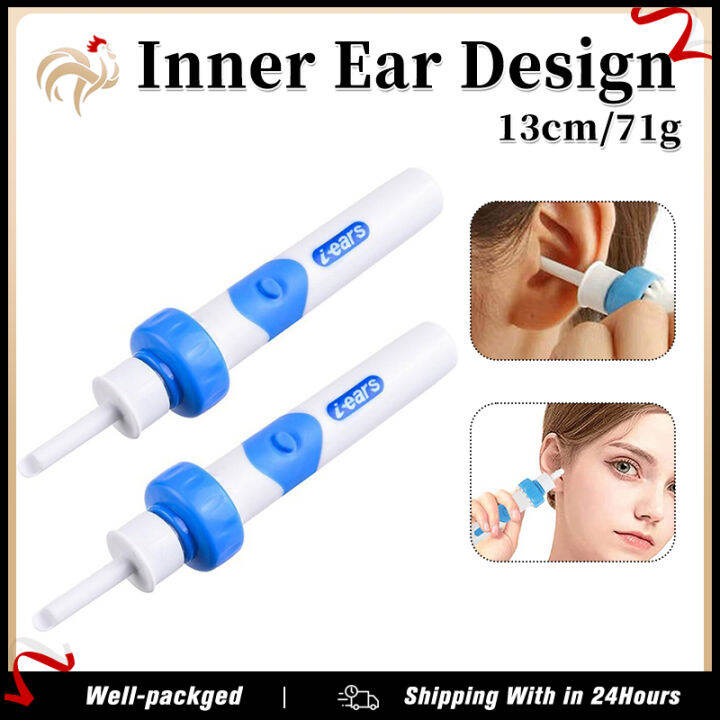 Electric Vacuum Ear Cleaner Dirt Remover Cordless Safe Vibration