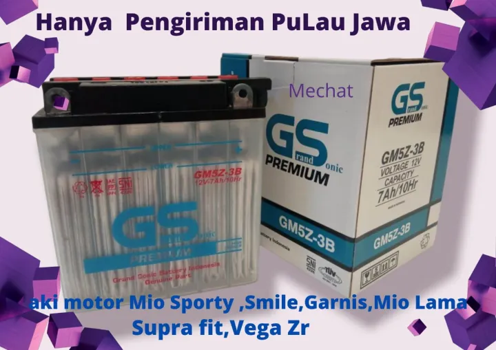 Aki Motor Honda Grand Supra Lama Suzuki Satria 2 Tak Shogun Lama Smash