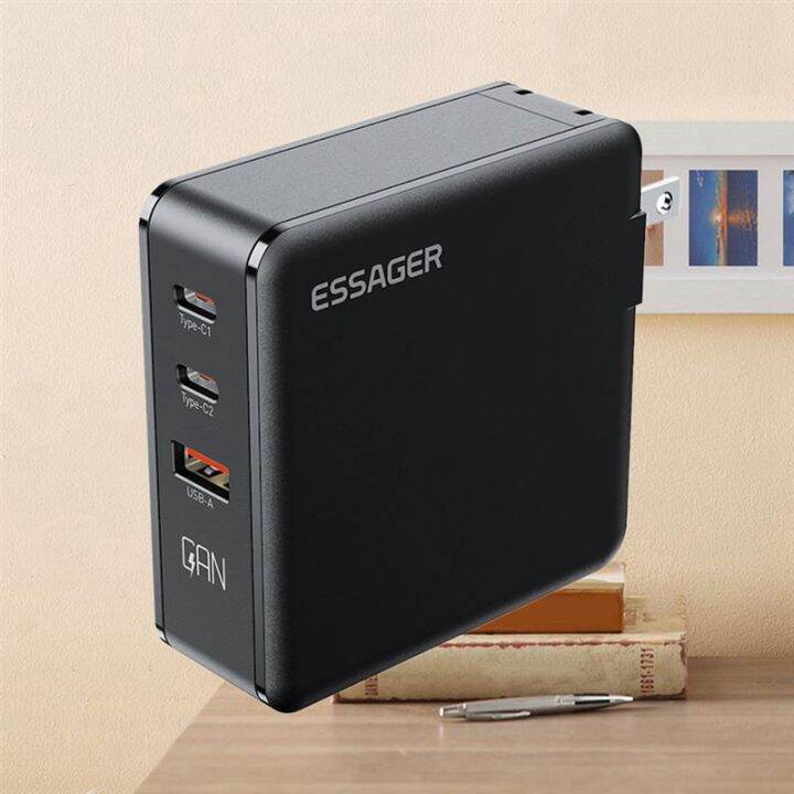 essager-140w-gan-usb-type-c-desktop-charger-quick-chagers-multi-port-charger-fit-for-samsung-iphone-laptop-chagers