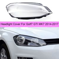 ฝาครอบไฟหน้ารถด้านขวาฝาครอบหลอดไฟหน้าฝาครอบเลนส์สำหรับ Volkswagen VW Golf7 GTI MK7 2014-2017 5G1941752/5G1941754