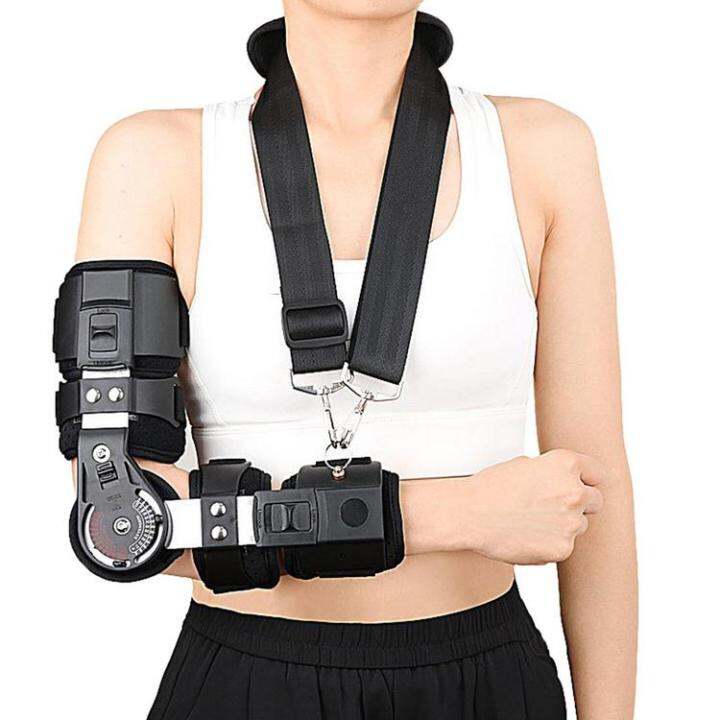 Elbow Splint Adjustable Splint and Shoulder Strap Range of Motion