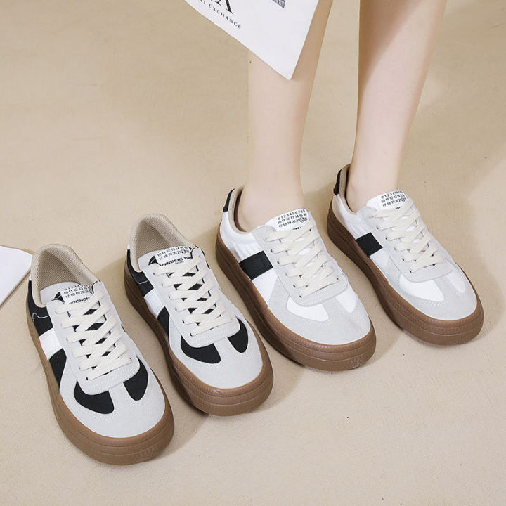 mikejie-รองเท้าผู้หญิงรองเท้าผ้าใบฤดูร้อน-ใหม่รุ่นเกาหลีอเนกประสงค์อินเทรนด์วินเทจรองเท้าแผ่นลำลอง-ins