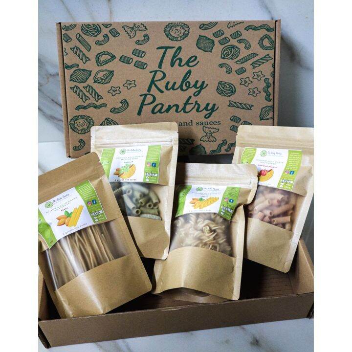 Almond KETO Pasta Sampler Box (Plantbased, Vegan, GlutenFree, KETO) 400g Lazada PH