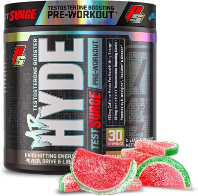 ProSupps Mr. Hyde Test Surge Pre Workout for Men and Women  High Stim Pre Workout Powder Drink with Testosterone Support Matrix for Enhanced Drive, Power and Focus 420 mg of Caffeine, preworkout ก่อนออกกำลังกาย  เพิ่มพลัง