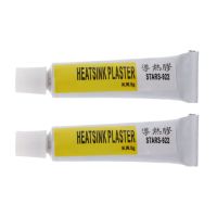 2Pcs Heatsink Plaster Thermal Silicone Adhesive Cooling Paste Strong Adhesive Compound Glue for GPU Chip Radiator Cooling