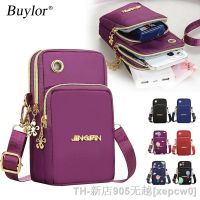 hot【DT】☋▬❉  Buylor New Crossbody for Fashion Shoulder Cell With Headphone Plug 3 Layer Wallet