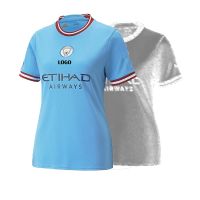 shot goods Man City Home 2022-23 Women Lady Football Jersey Shirt Fans Issue Blue S M L XL xReady Stockx