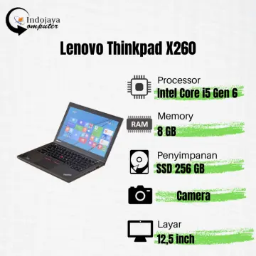 Jual Lenovo Thinkpad X260 Core I5 Ram 8gb Terbaru - Nov 2023