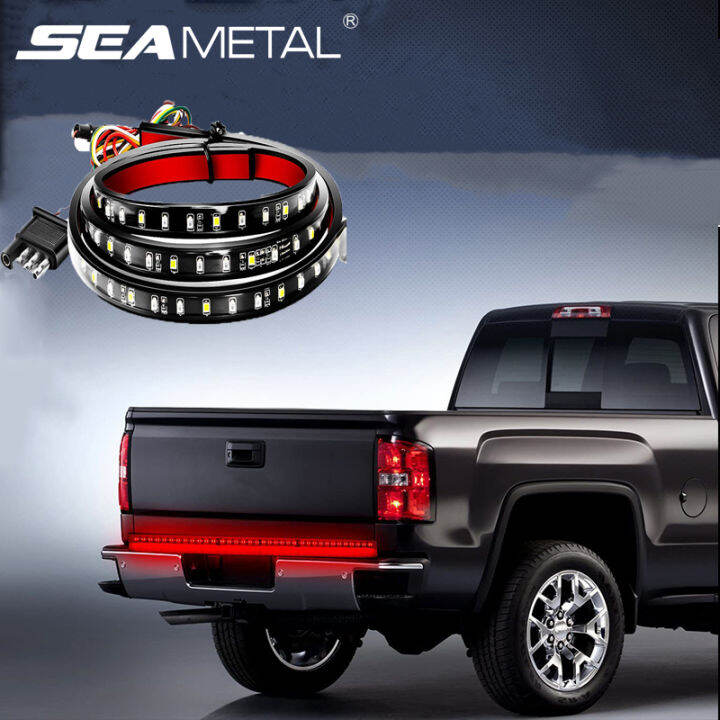 SEAMETAL 12V 24V LED Car Tail Light Strips Flexible Turn Signal Lamp