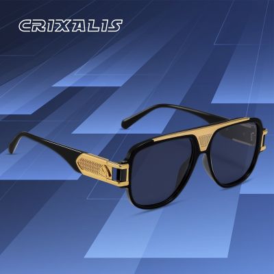 CRIXALIS Vintage Classic Pilot Sunglasses For Men Anti Glare Mirror Driving Male Sun Glasses 2022 Trending Products Women shades