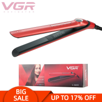 VGR ที่ม้วนผม V566R Personal Care เครื่องใช้ไฟฟ้าแบบพกพา Dual-Purpose Electric Splint Hair Straightener VGR V-566R