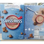 DATE 2023 Bột Cacao Sữa Swiss Miss Hộp 50 Gói 1.95kg Nhập Khẩu Mỹ