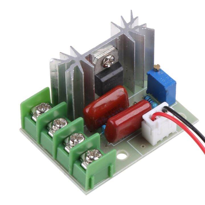 led-dimmers-220v-2000w-thyristor-ตัวควบคุมแรงดันไฟฟ้า-thermostats-สำหรับ-dc-motor-speed-controller-พร้อมปุ่มควบคุมภายนอก