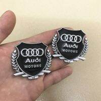 LCX ที่ใช้ได้ Audi ดัดแปลงด้านโลหะของตกแต่ง Q5Q3Q7มาตรฐาน /Tt/ A4L A6L หน้าต่างหูข้าวสาลีโลโก้รถสติกเกอร์รถ