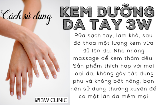 Kem dưỡng tay ốc sên 3w clinic moisturizing hand cream 100ml - ảnh sản phẩm 7