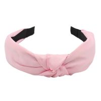 【YF】 New Elegant Solid Knot Hairbands For Women Girls Headbands Wide Ladys Headwear Hair Accessories faixa de cabeça