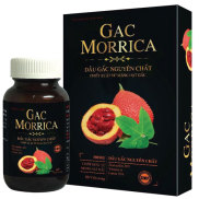 Gac morrica, hỗ trợ giảm thoái hoá võng mạc, chống oxy hoá  Hộp 60 viên