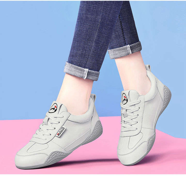meimingzi-รองเท้าสีขาวแฟชั่นแมทช์ง่าย