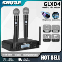 SHURE GLXD4 ไมโครโฟนคู่ไร้สายเสียงดี wireless microphone UHF 800HZM ไมค์ลอยคู่ SM58 ตัวไมค์เป็นอลูมิเนียมแข็งแรงน้ำหนักเบา รับสัญญานได้ไกล.