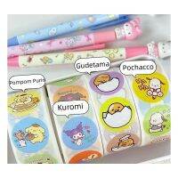 ▦ Cartoon Cute Anime Sanrio Tape Stickers Creative Ins Decorative Stickers Pacha Dog Seal Stickers Whole Roll Childrens Gift Toys