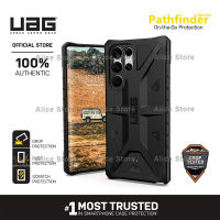 UAG Pathfinder Series Phone Case for Samsung Galaxy S22 Ultra / S22 Plus with Military Drop Protective Case Cover - Black