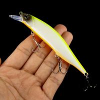 【lz】๑๑  Isca pesca Minnow isca dura artificial biônico olhos 3d wobblers crankbait equipamentos de pesca 12cm 15g 1 parte