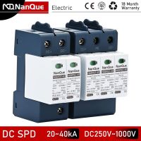 「 ANN Hardware 」อุปกรณ์ป้องกันไฟกระชาก Dc 20ka,อุปกรณ์กันไฟกระชากตัวจับตัวป้องกันฟ้าผ่าไฟ250V 500V 800V Aliexpress