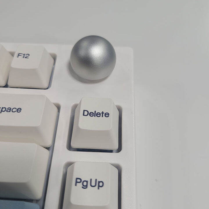 Knobs For Keydous NJ80 Mechanical Keyboard Round Silver Blue Red Color