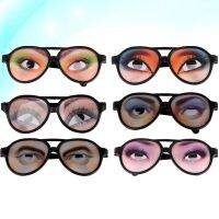 【YF】▧✗✔  6 Pcs Eyeglass Eyes Glasses Costumes