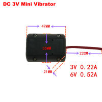 ฝาครอบกรอบสีดำเครื่องสั่นขนาดเล็ก Dc 3V-5V มอเตอร์สั่นไฟฟ้าแบบสั่นสำหรับเบาะ Mage