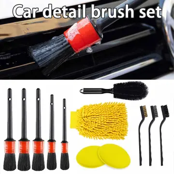 Auto Wheel Detailing Brush Bendable Wheel Woolies Car Cleaning Tools for  Car Rim Tire Washing Easily Clean Hard-To-Reach Areas