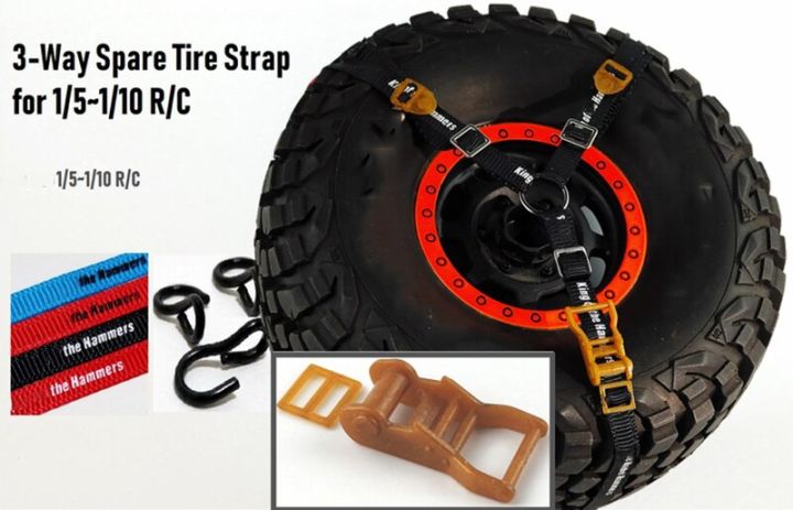 1-10-and-1-5-scale-rc-car-axial-90048-bandage-model-climbing-car-straight-bridge-short-card-spare-tire-fixing-strap-accessories