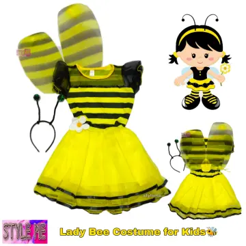 FIRSTS by petit lem Girls' Jersey Honey Bee Bodysuit Dress - Baby |  Bloomingdale's