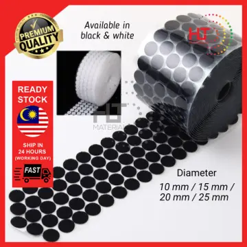 1000 Pairs Velcro Self Adhesive Fastener Tape 10/15/20mm Disc Velcros  Adhesive Strong Glue Magic Sticker Round Coins Hook - Adhesive Fastener  Tape - AliExpress