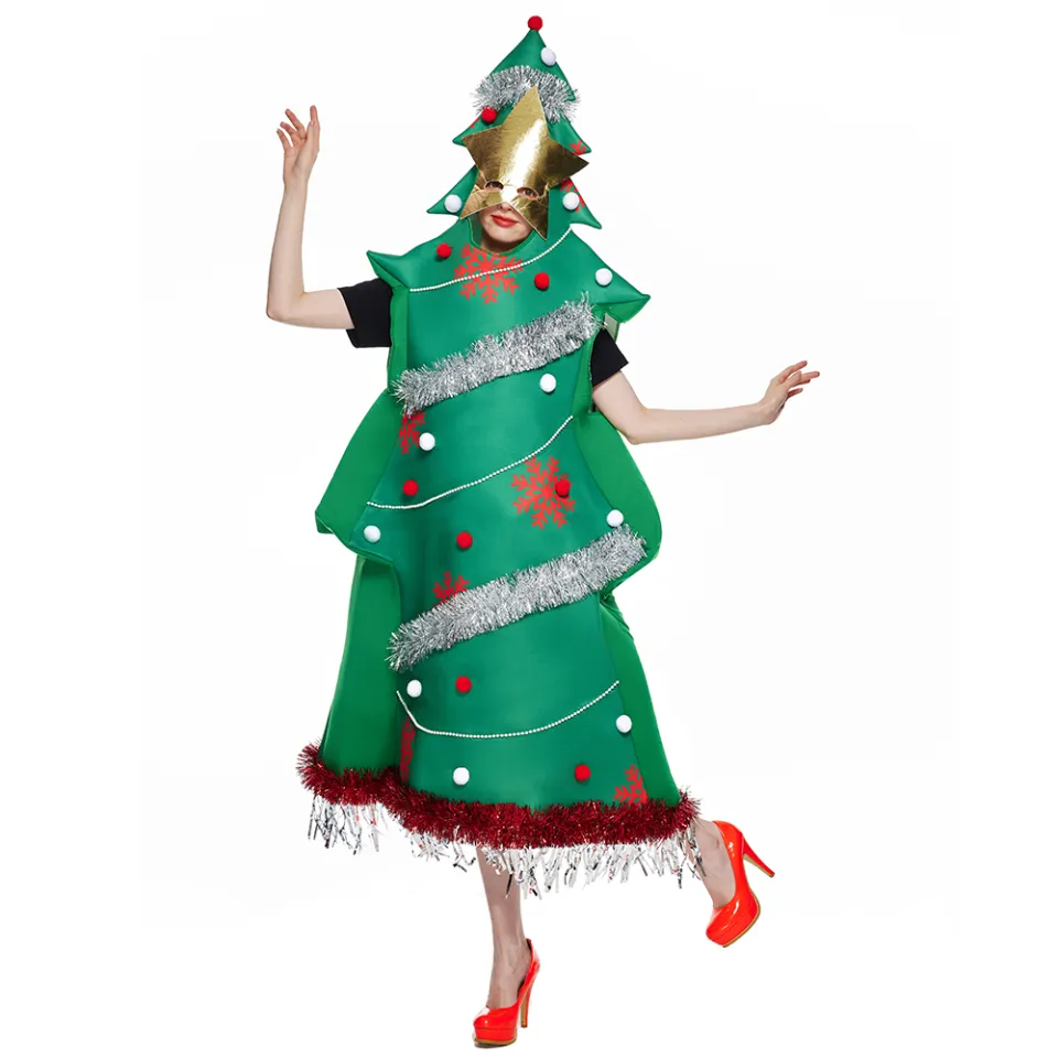 Womens Christmas Tree Costume, 45 OFF