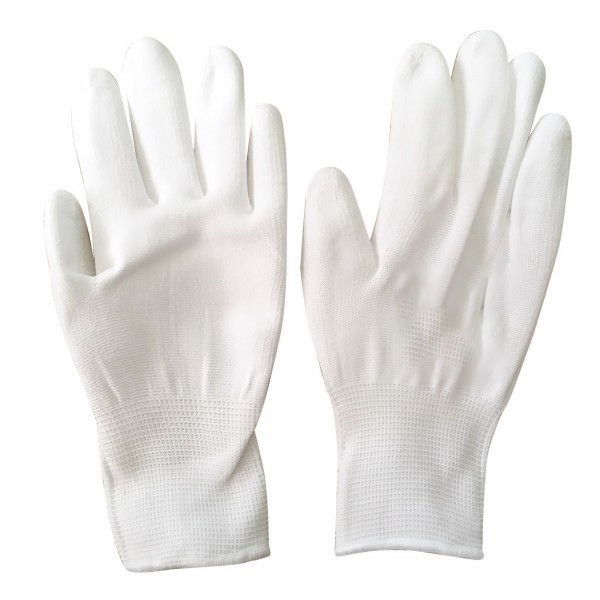 ถุงมือพลาสติค-ถุงมือนิรภัย-safety-fit-glove-ถุงมือ-ถุงมือพลาสติก-ถุงมือไนล่อนpu-ถุงมือเอนกประสงค์-ปลอดภัย-ประหยัดเกินคุ้ม-แบบใช้แล้วทิ้ง