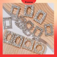 PROMISE 1 pair รองเท้าเจ้าสาวรองเท้า อุปกรณ์ตกแต่งรองเท้า คริสตัลคริสตัลคริสตัล เครื่องประดับที่มีเสน่ห์ คลิปหนีบรองเท้า คลิปตกแต่งเงา หัวเข็มขัดเสน่ห์