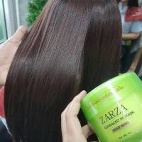 Zarza สปาโกลด์นาโน (สูตรใหม่เข็มข้นx3) สำหรับผมแห้งเสีย อ่อนแอ  เนื้อครีมนาโน อนุภาคเล็กกว่าสปาทั่วไป มันจะซึมลึกถึงชั้นในของแกนผม