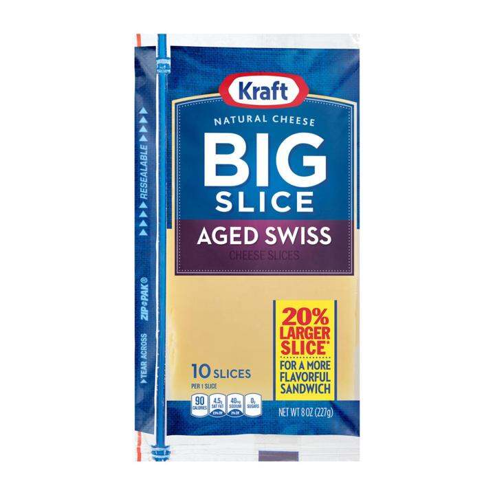 Kraft Aged Swiss Big Cheese Slices Lazada Singapore