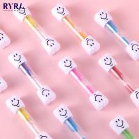 Smiling Face Tooth Brushing Hourglass Sand Clock Creative Sandglass Toothbrush Timer 3 Minute Hourglass For Children Kids Gift