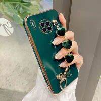 {Taoyitao Case} เคสมือจับสำหรับโทรศัพท์มือถือมือสร้อยข้อมือรูปหัวใจสำหรับ8i Huawei Nova 7i 5T 9 Luxury ฝาครอบสาย Honor 50 Lite 20i 10i 30i Capa