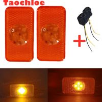 2pcs 24V Marker Lights For Volvo FH LED Light FM FL Truck Side Clearance Light With 2Pin Connector Socket 20789440