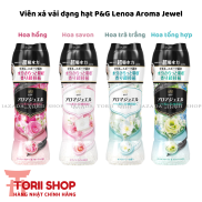 Viên xả vải dạng hạt P&G Lenoa Aroma Jewel hương thơm nhẹ 4 mùi hương hoa