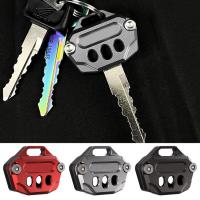 Motorcycle Key Cover Key Shell Fob Cover Holder Switch Key Cap Alloy Cover Scratch-Proof Motorcycle Key Fob Anti-Fall Key Protection fitting