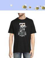 Karl Lagerfeld graphic cotton O-neck T-shirt for men