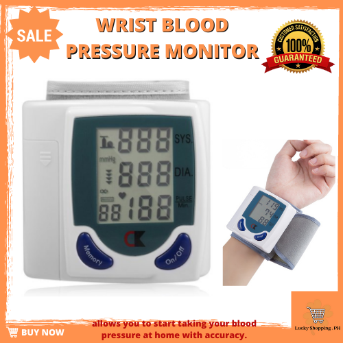 Blood Pressure Monitor Cuff,Automatic Digital Display Wrist BP Cuff