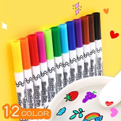 hot！【DT】 Color Whiteboard ChildrenS Painting Early Education Floating Drawings Markers Float In