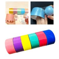 ✺☸ 3.6/4.8CM 6 Colors Sticky Ball Tape Adhesive Tape Colorful Game for Adult Kids Home School Supplies