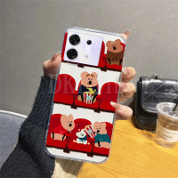 เคสโทรศัพท์แบบใสหมีน่ารักสำหรับ Zero30 Infinix 5G 2023รูปการ์ตูนเคสซิลิโคนนิ่ม INFINIX ศูนย์30 5G ฝาหลัง